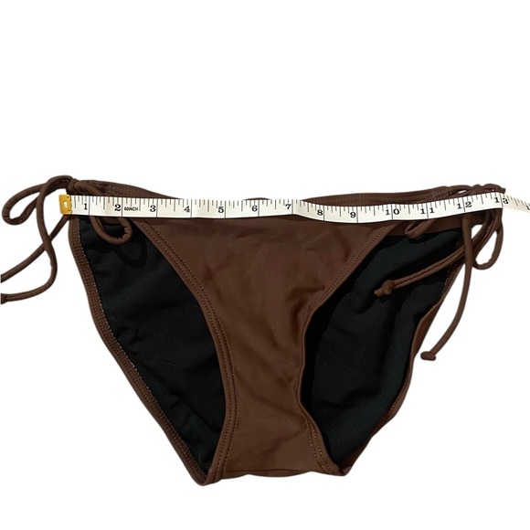 Brown Tie-Side Bikini Bottom - Picture 7 of 7